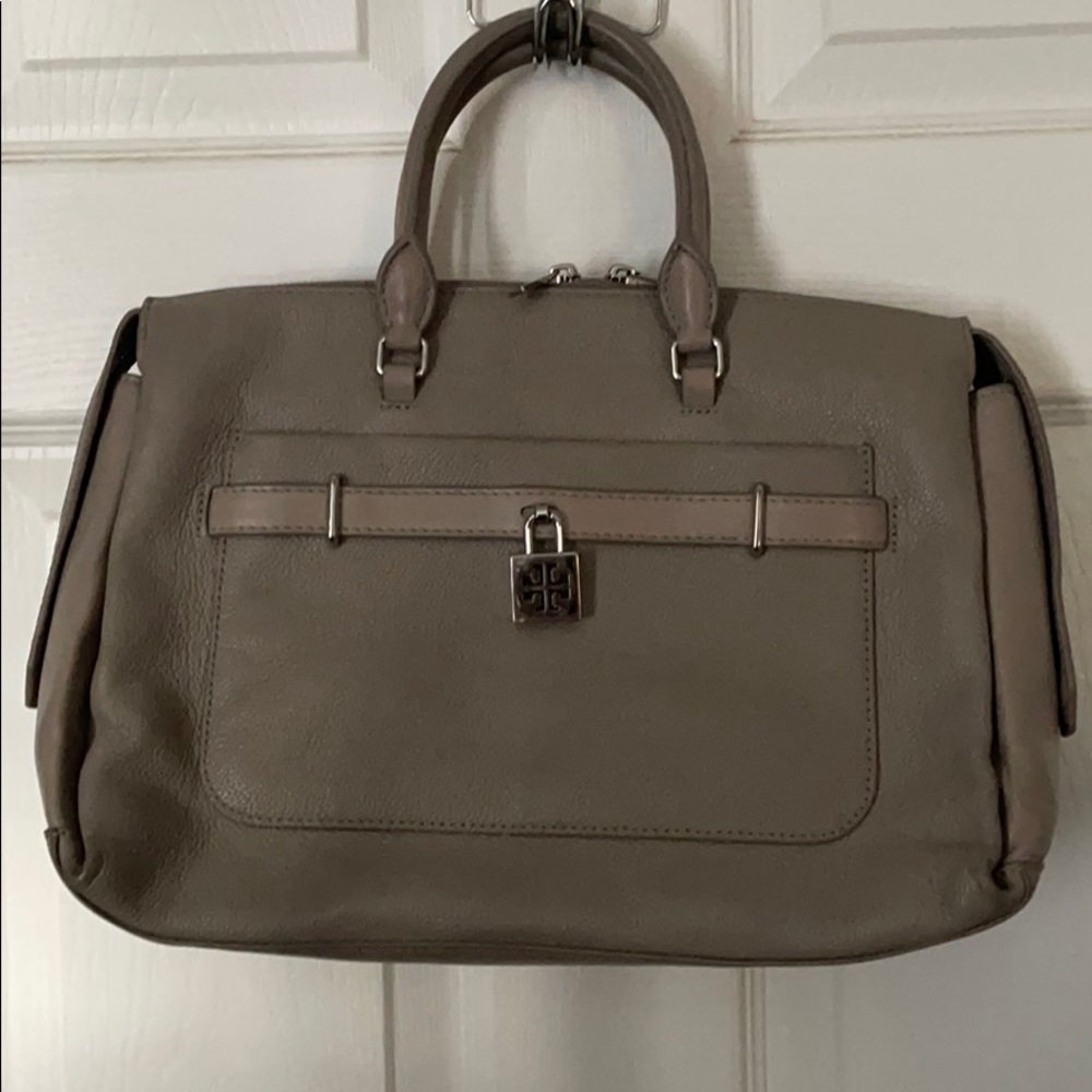 Tory Burch Pebbled Leather Satchel